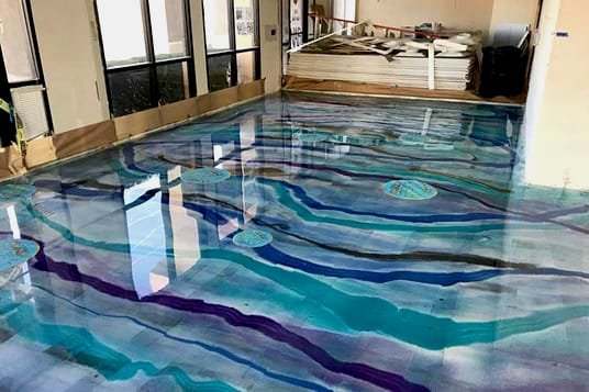 Metallic epoxy dubai