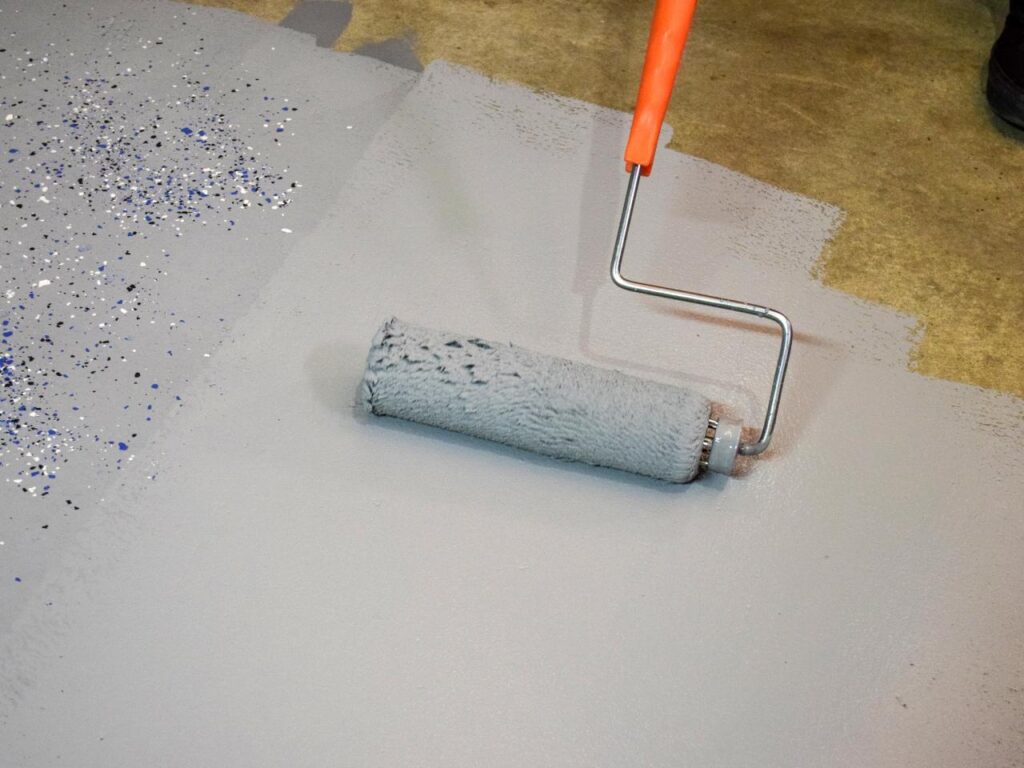 epoxy grey floor paint