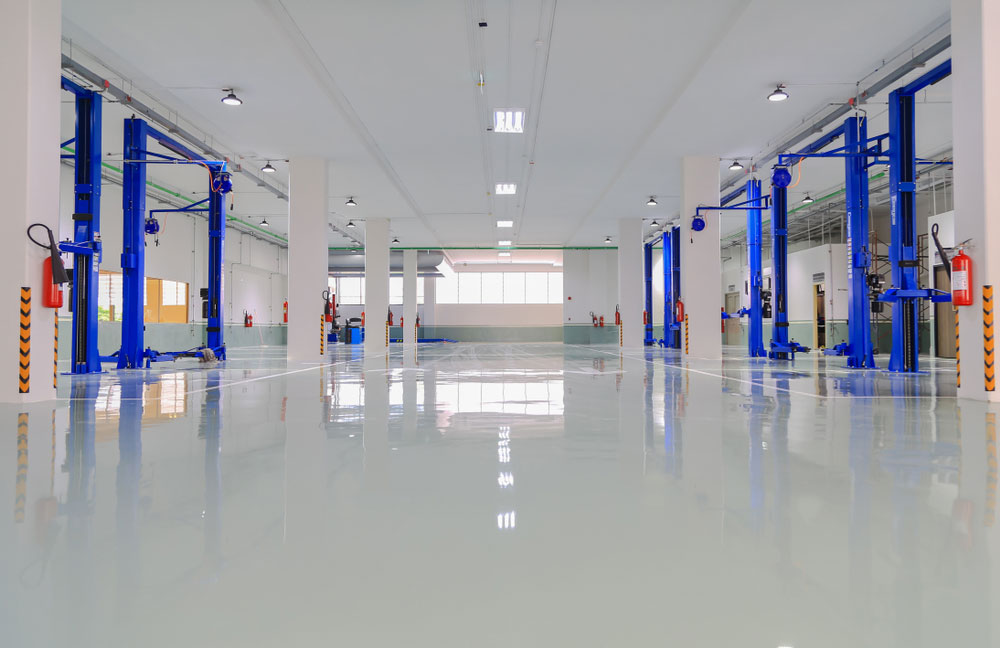 industrial epoxy flooring in Dubai