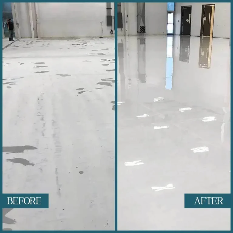 Before After Epoxy Flooring UAE