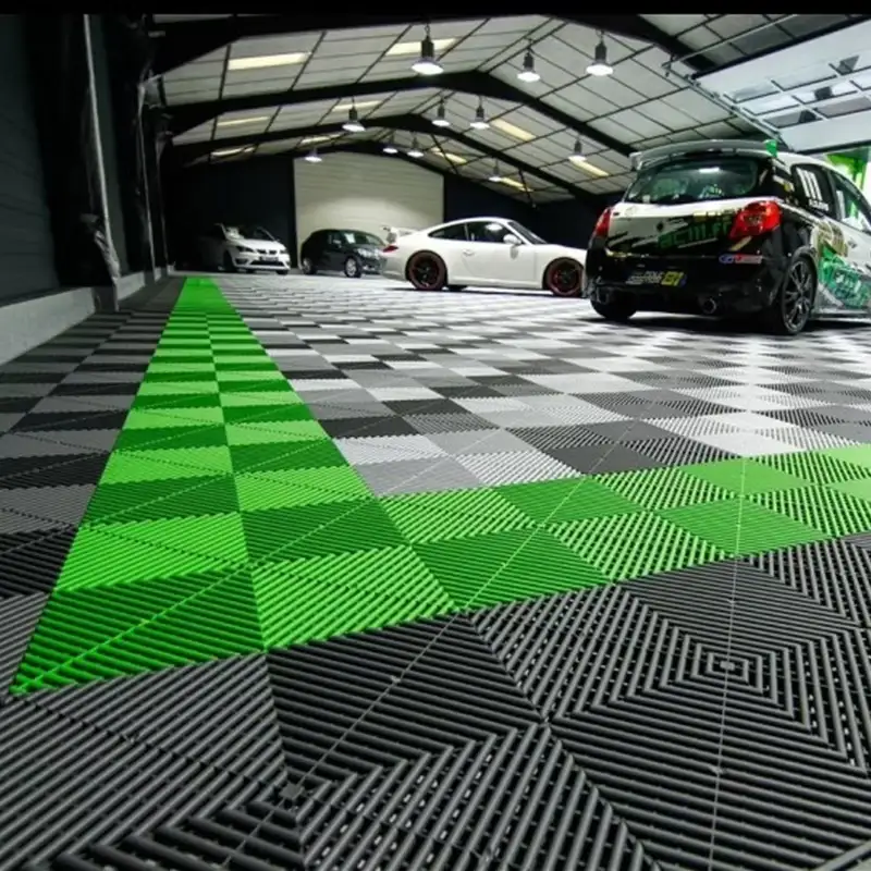 garage floor mats that protect your concrete floor from stains, cracks, and damage while adding a touch of style.