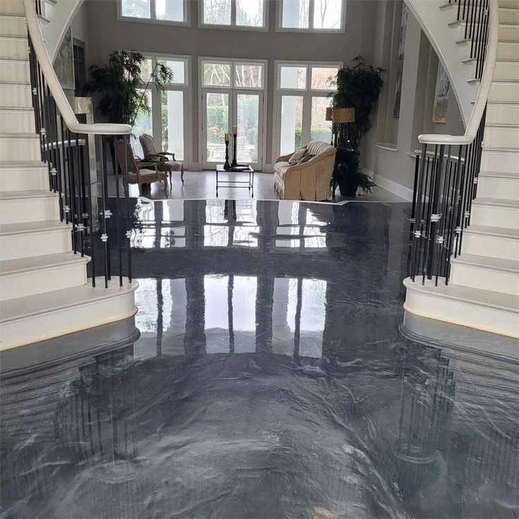 Residential Epoxy Flooring with Smooth Finish