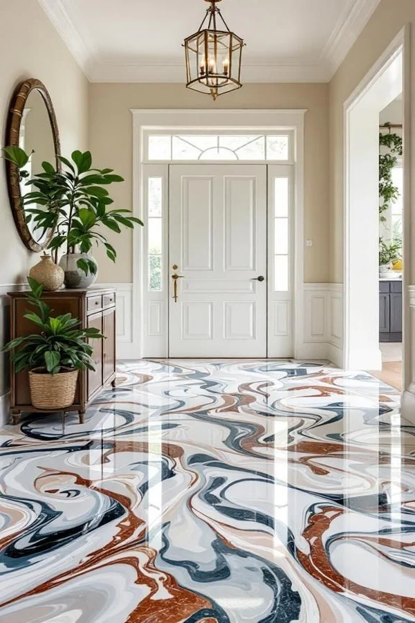 Waterproof epoxy flooring solution for outdoor floors