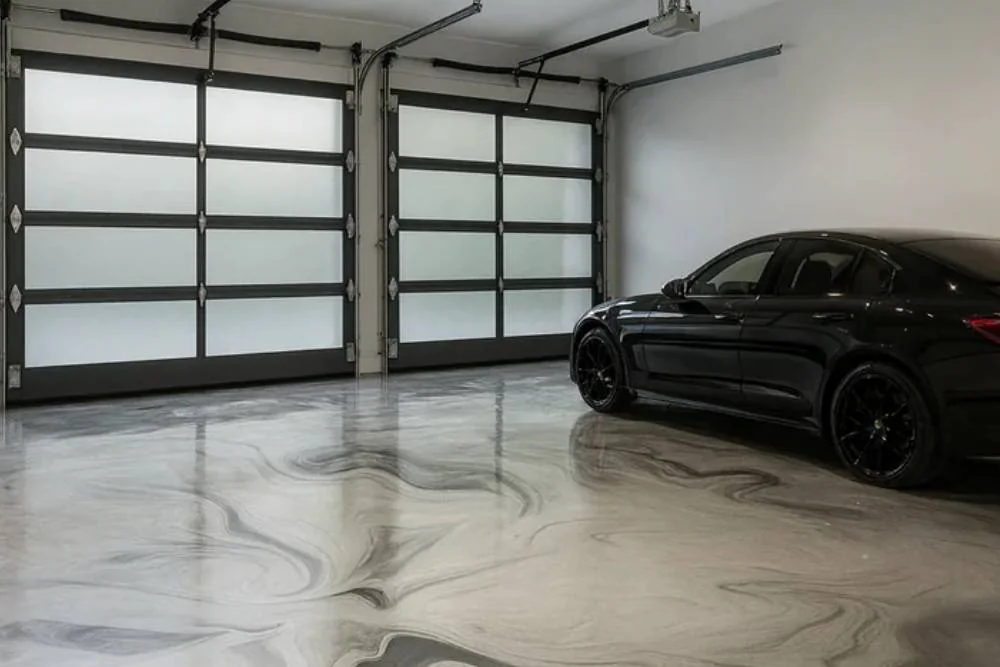 Custom garage floor epoxy flooring solutions